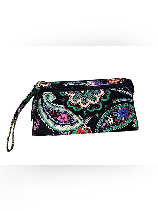 Vera Bradley Handbags - Vera Bradley Grab & Go Wristlet Retired Kiev Paisley Pattern Zip Clutch Wallet